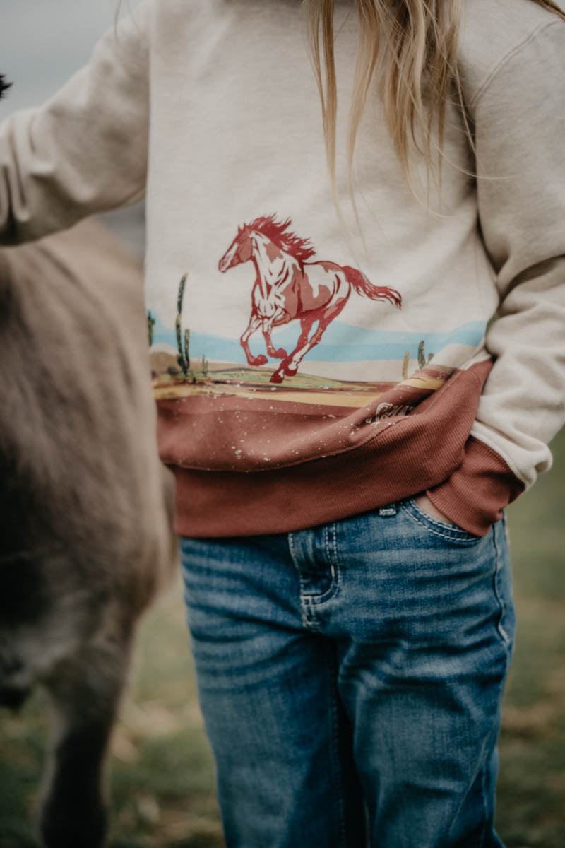 'Wild Horse' Ariat Girls Sweatshirt