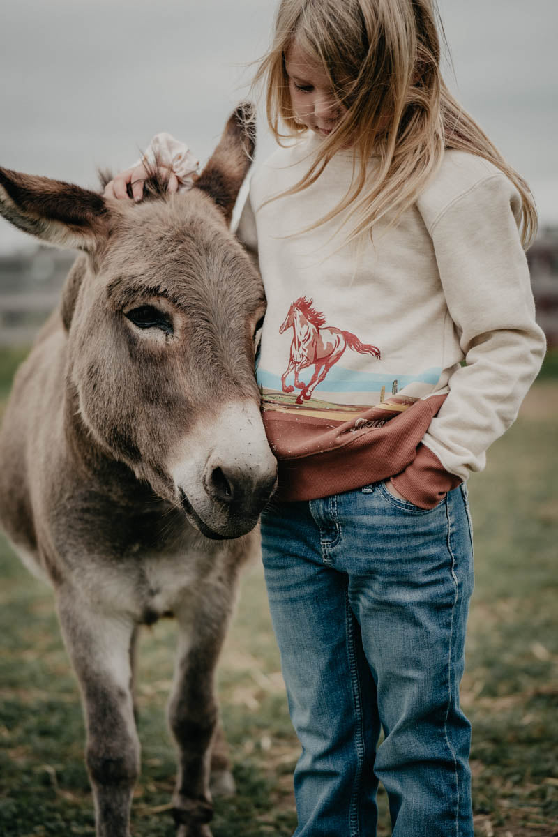 'Wild Horse' Ariat Girls Sweatshirt