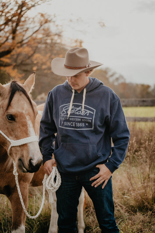 'Quality Goods' Men's Stetson Hoodie (S - 2XL)