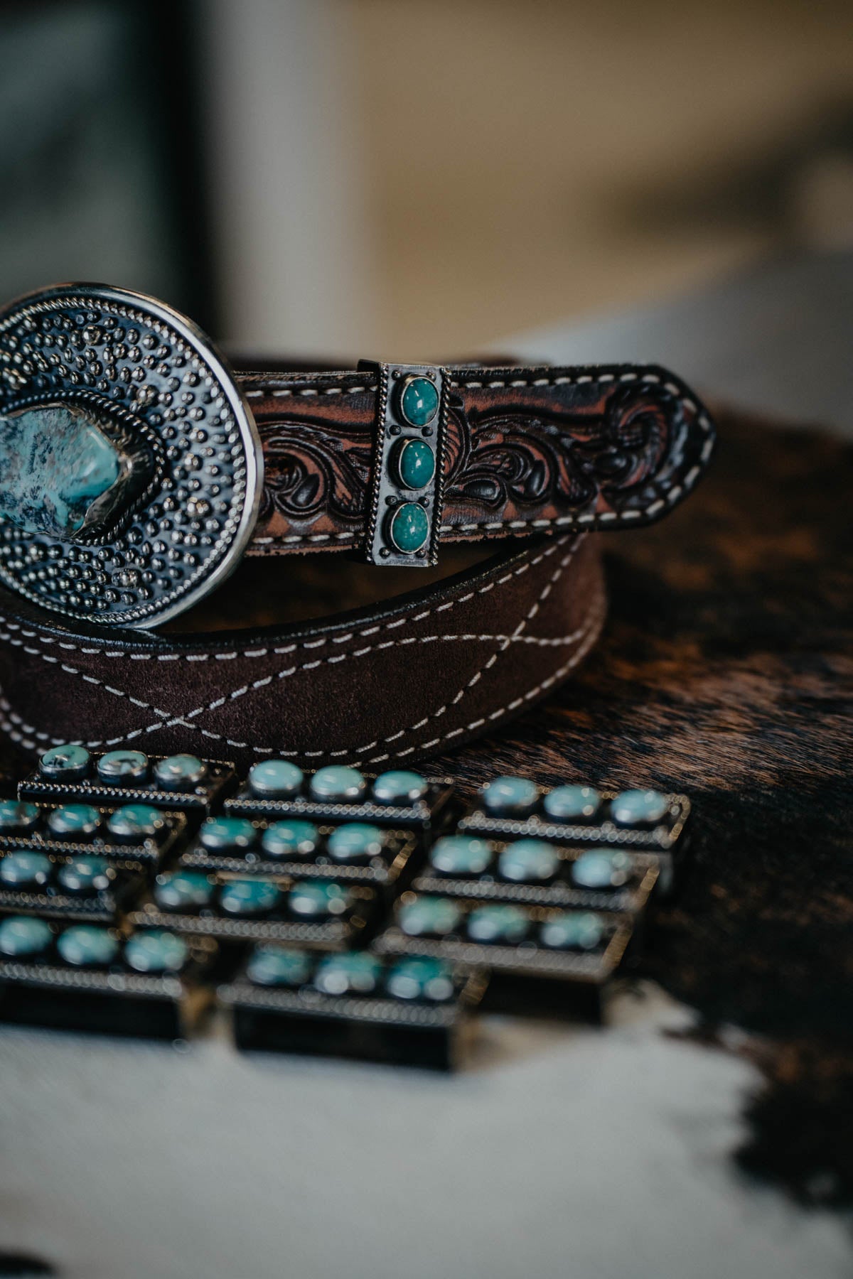 Turquoise stone outlet belt