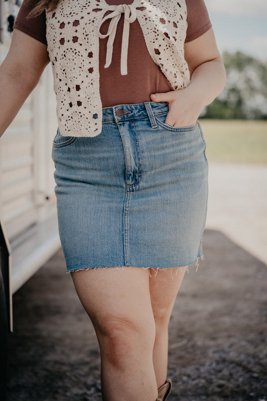 'Bowen' Retro Wrangler Bailey Skirt (25-33)