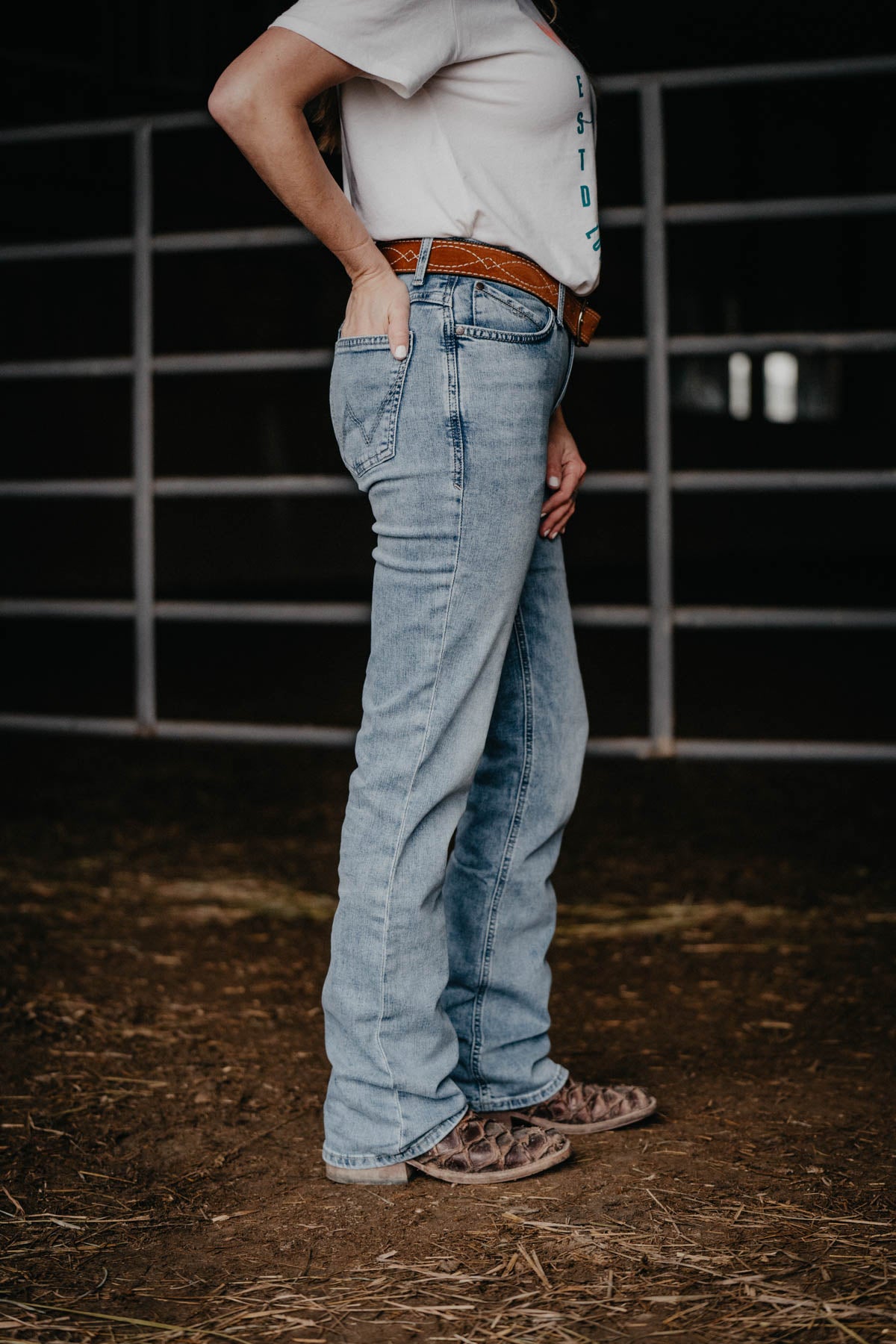 'Nadia' Wrangler Willow Perfect Rise Bootcut Jean (Sizes 24 - 35)