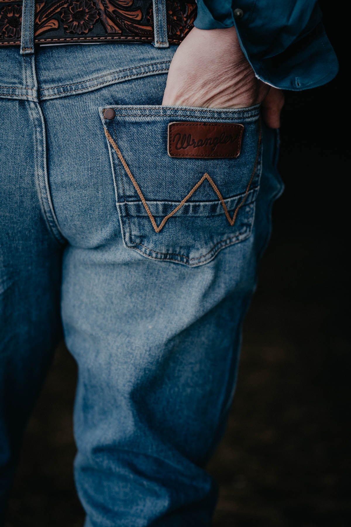 Mens fashion retro wranglers