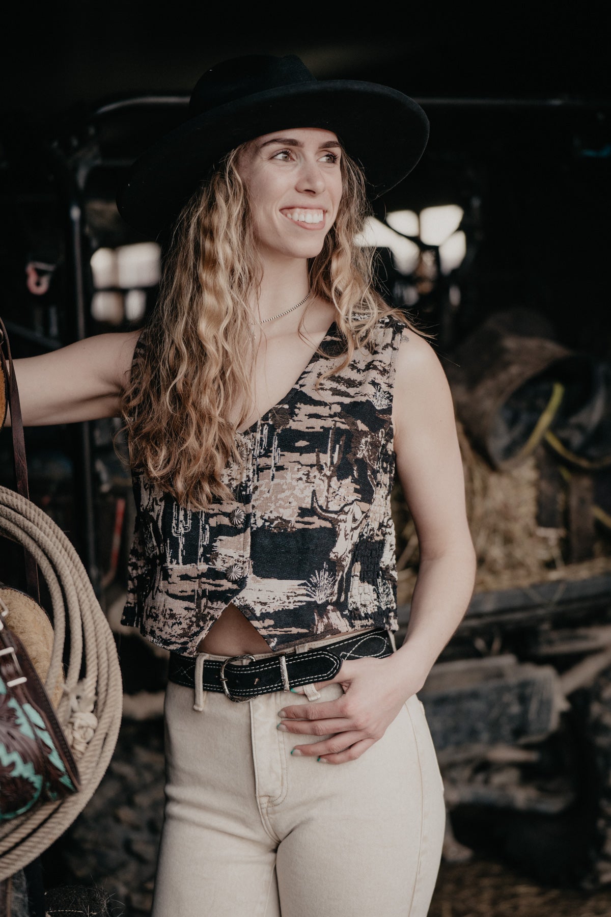 "Burnin' Daylight" Vest (S/M, L/XL)