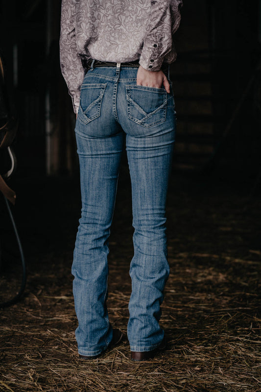 Robbie' High Rise Mega Flare Jean with Raw Hem by Ariat – Cold Cactus Inc.