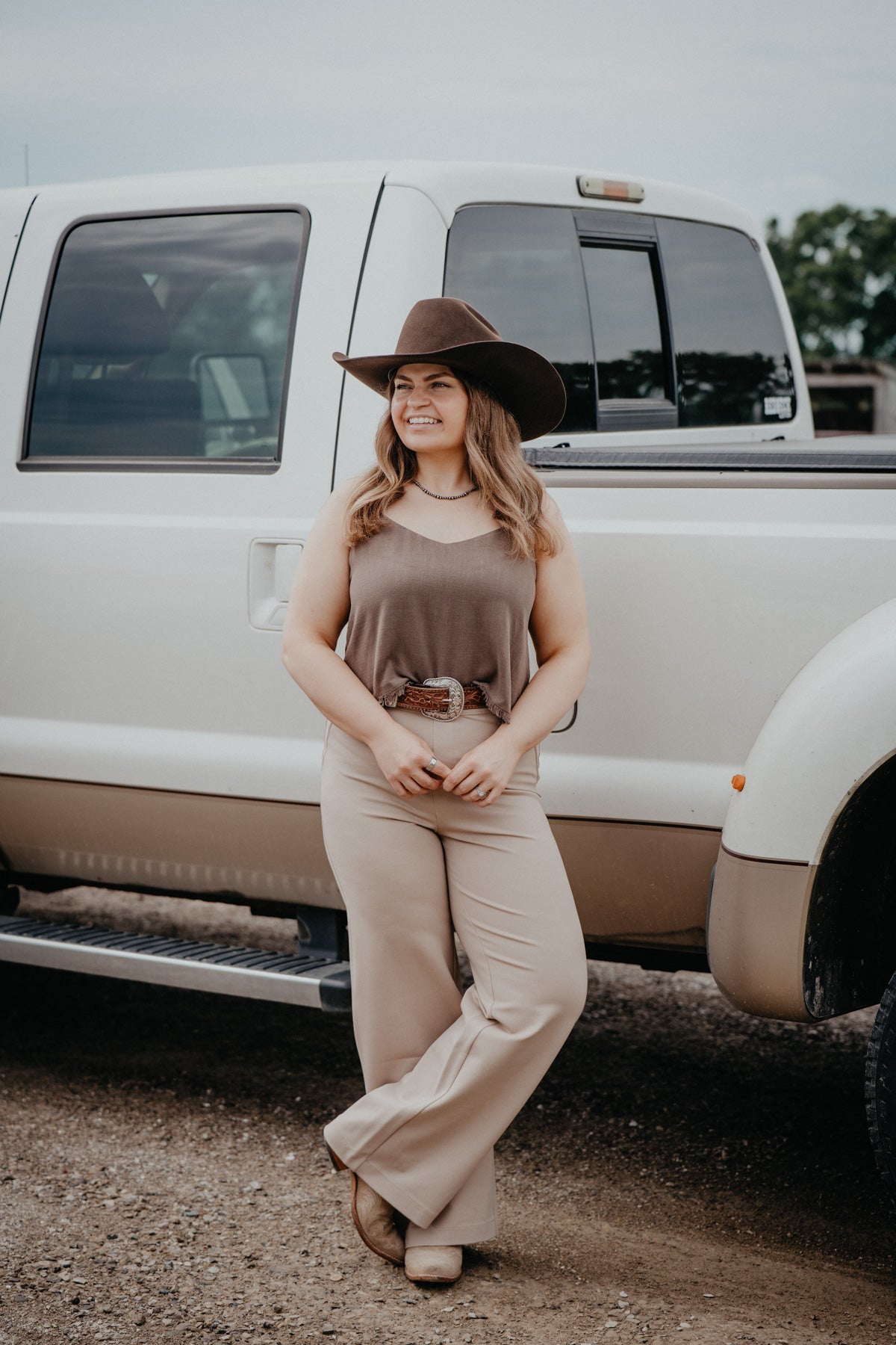 'Sabel' Cropped Linen Tank {XS-L; 2 Colours}