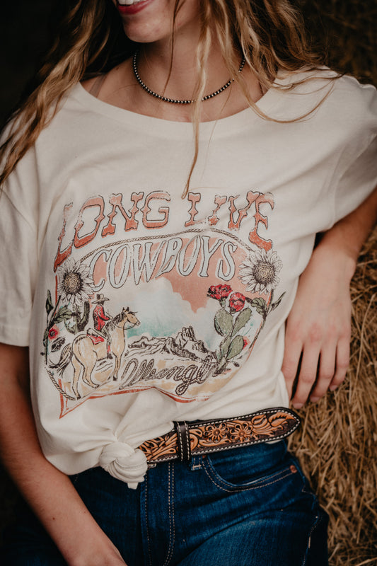 'Vintage Desert' Women's Boyfriend Fit Tee by Wrangler (XS-XXL)