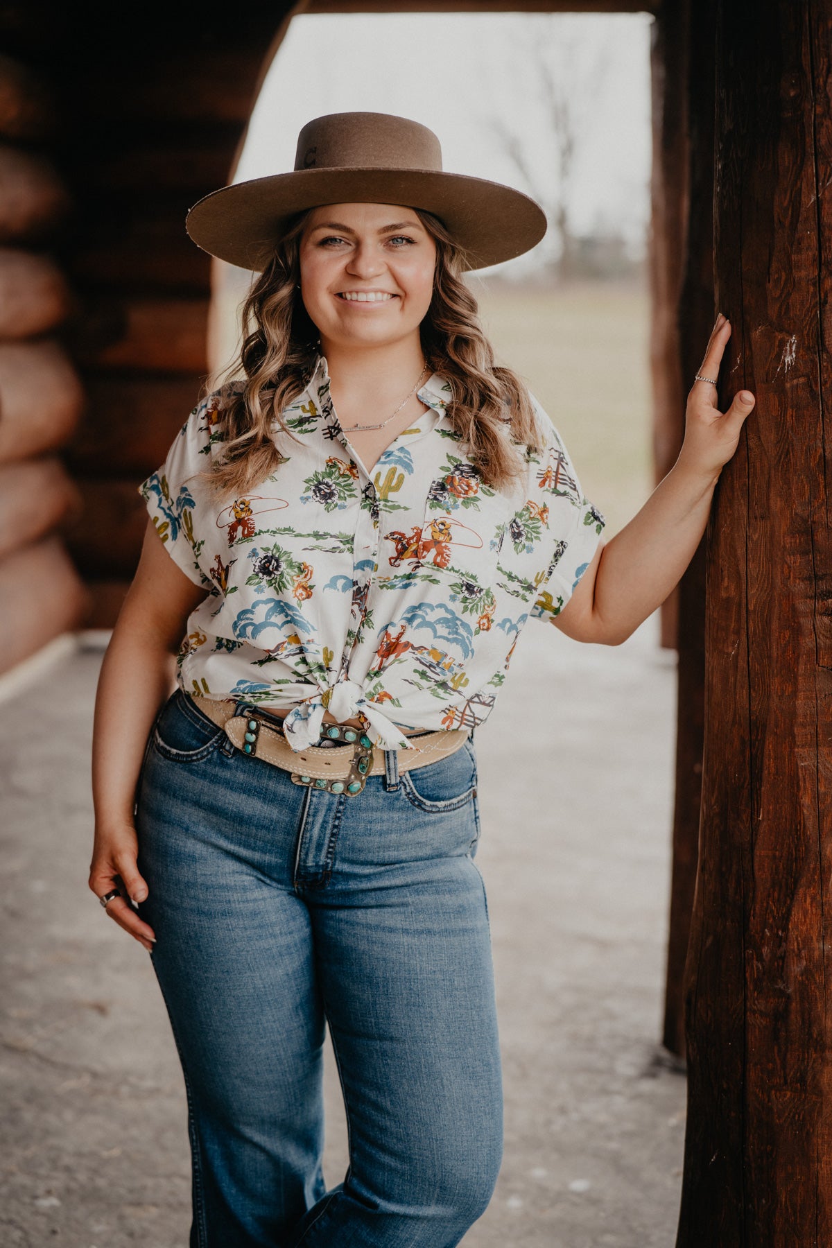 'Noreen' Rodeo Girlfriend Fit Top (XS-XXL)