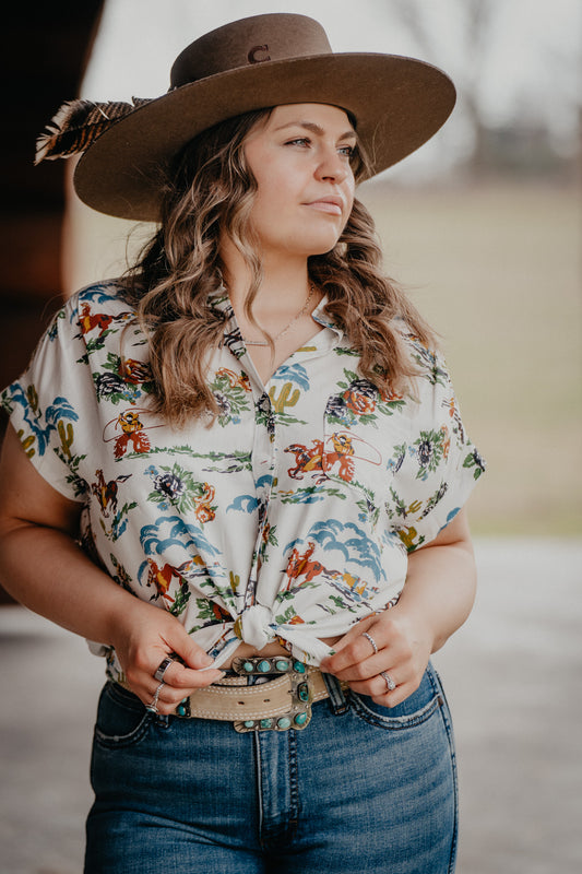 'Noreen' Rodeo Girlfriend Fit Top (XS-XXL)