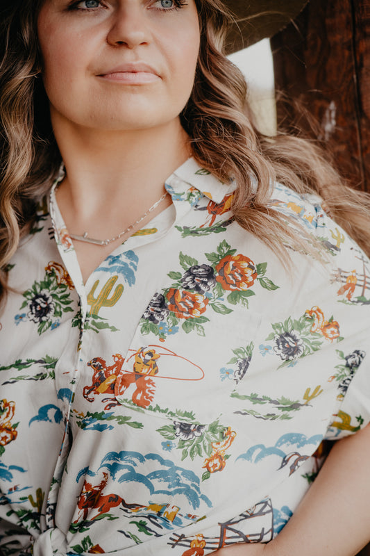 'Noreen' Rodeo Girlfriend Fit Top (XS-XXL)