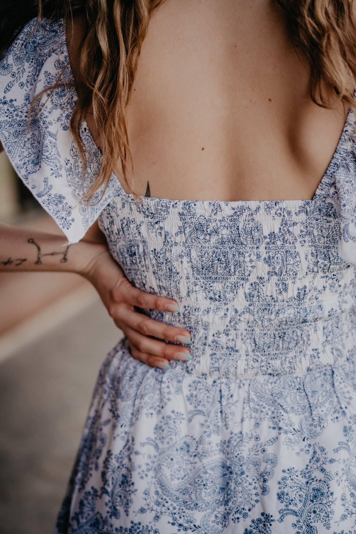 'Marla' Wrangler Ruffle Smocked Dress (S-XXL)