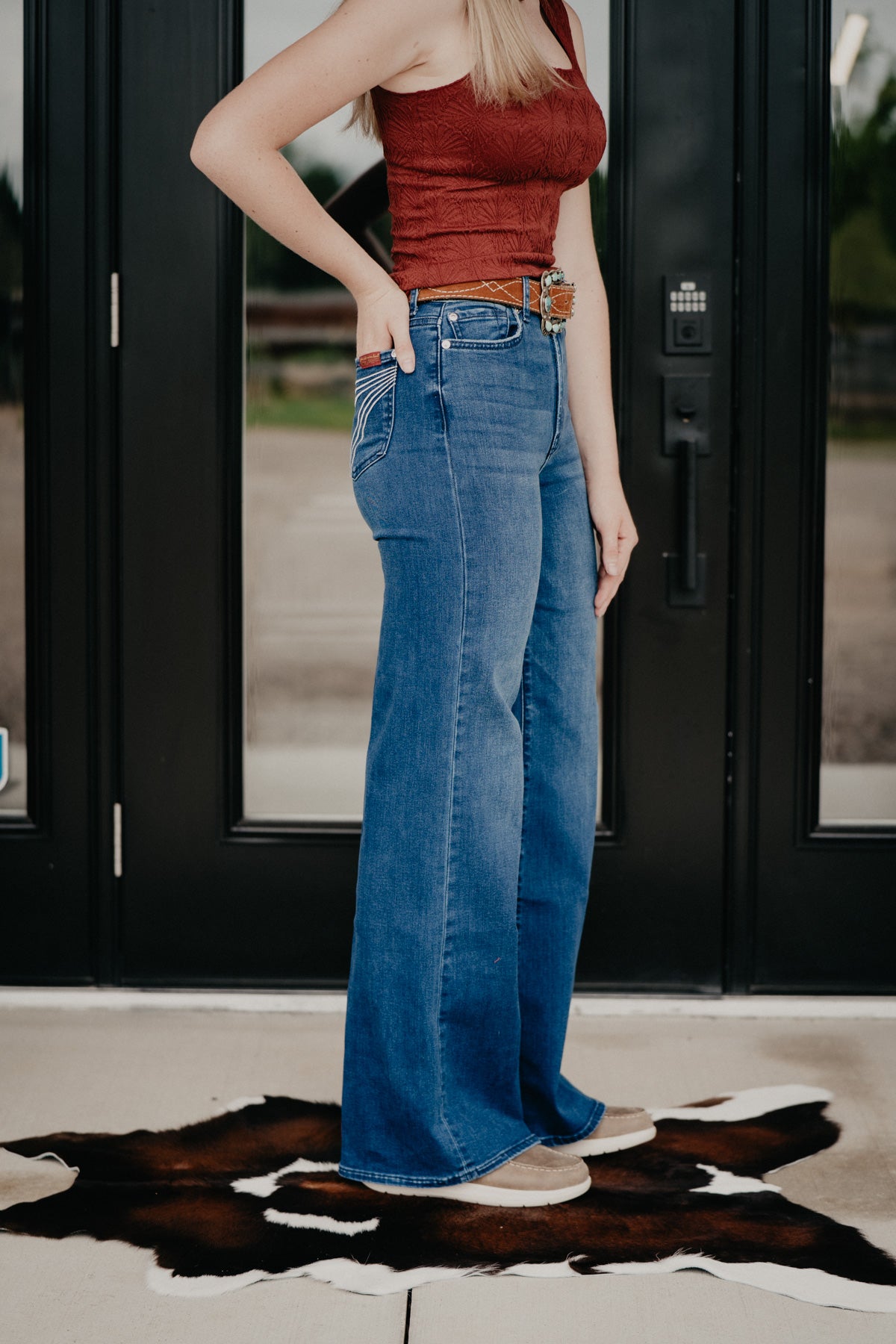 Ultra High Rise Wide Leg Jean by 7FMK 32.5" Inseam {Kansas}