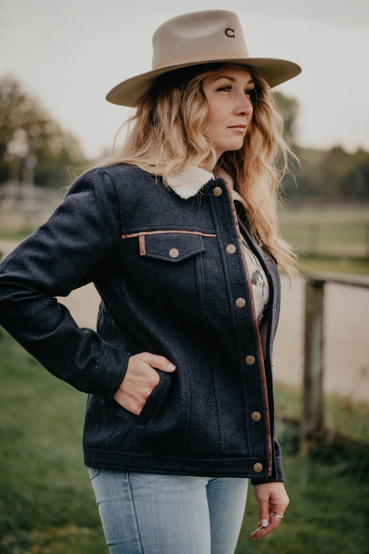 Women's CINCH 'Wooly' Trucker Jacket (XS - XXL)