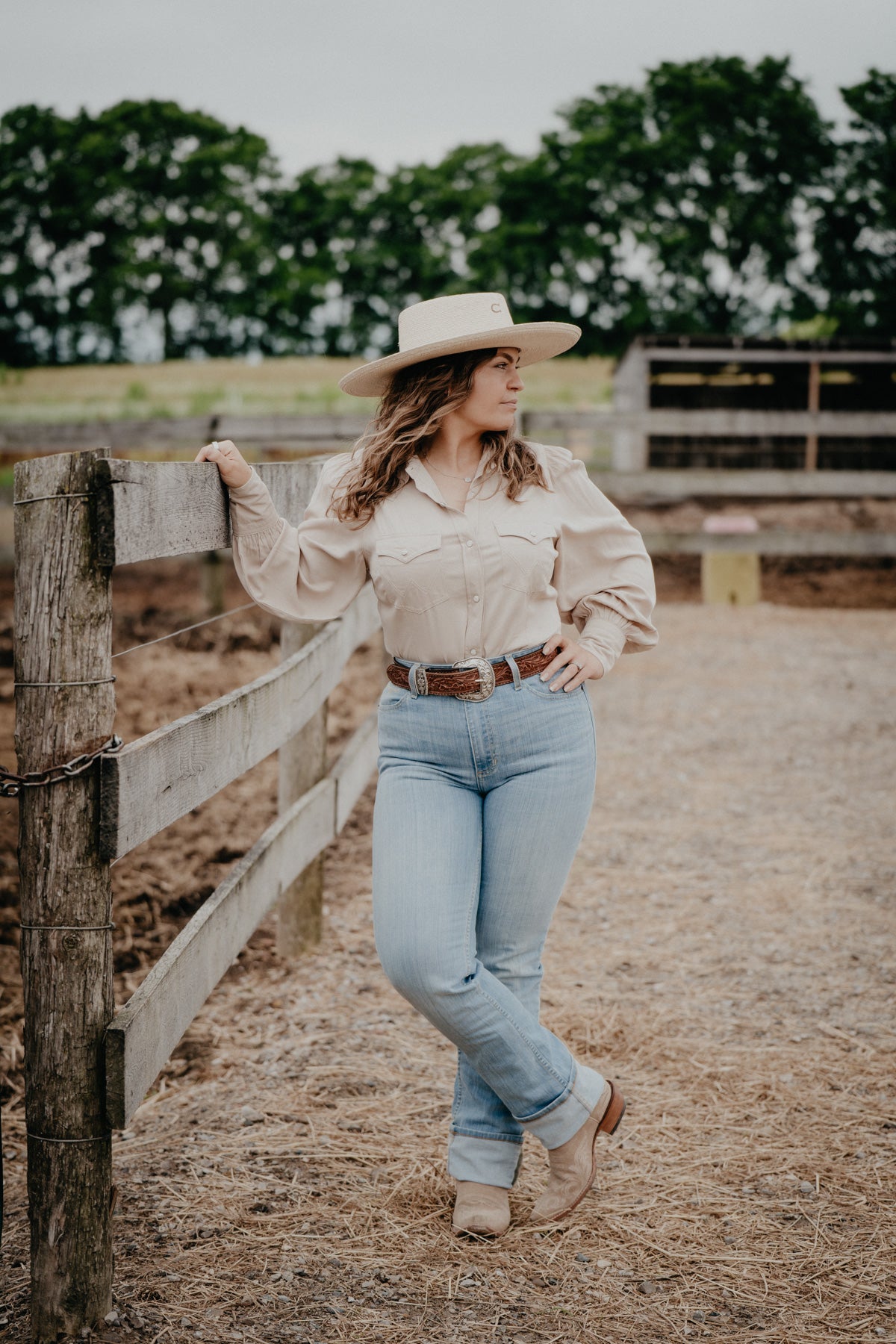 'Kelly' Women's Elevated Pearl Snap Shirt (S-XXL)