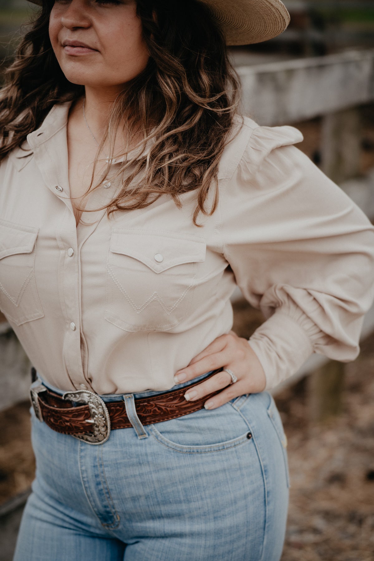 'Kelly' Women's Elevated Pearl Snap Shirt (S-XXL)
