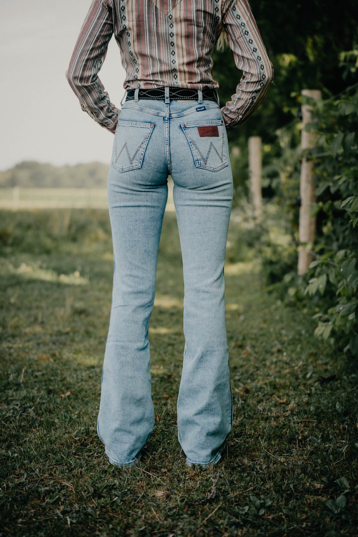 'Myla' Bailey Flare Jean by Wrangler (Sizes 24-35)