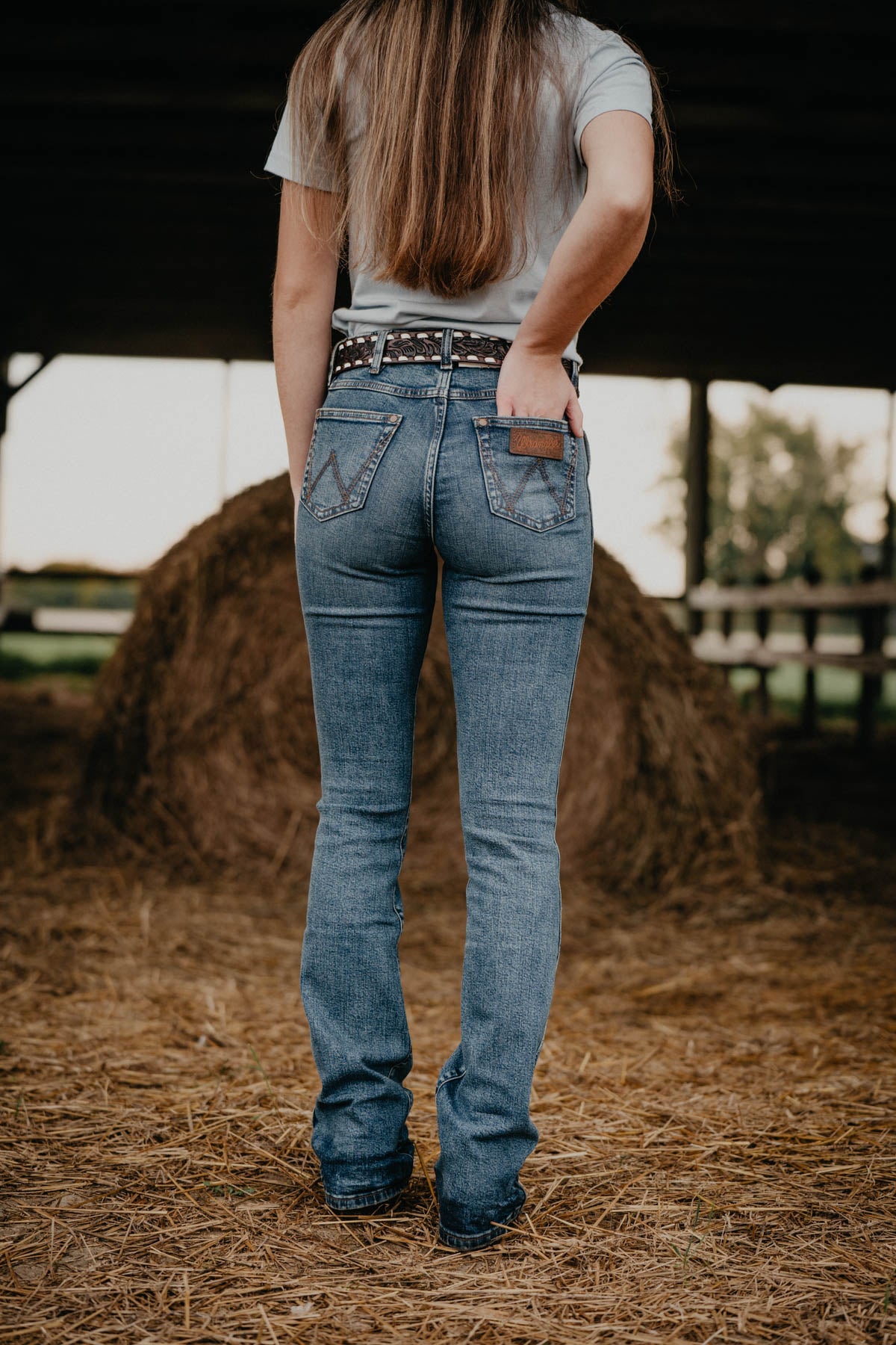 Wrangler high rise store jeans