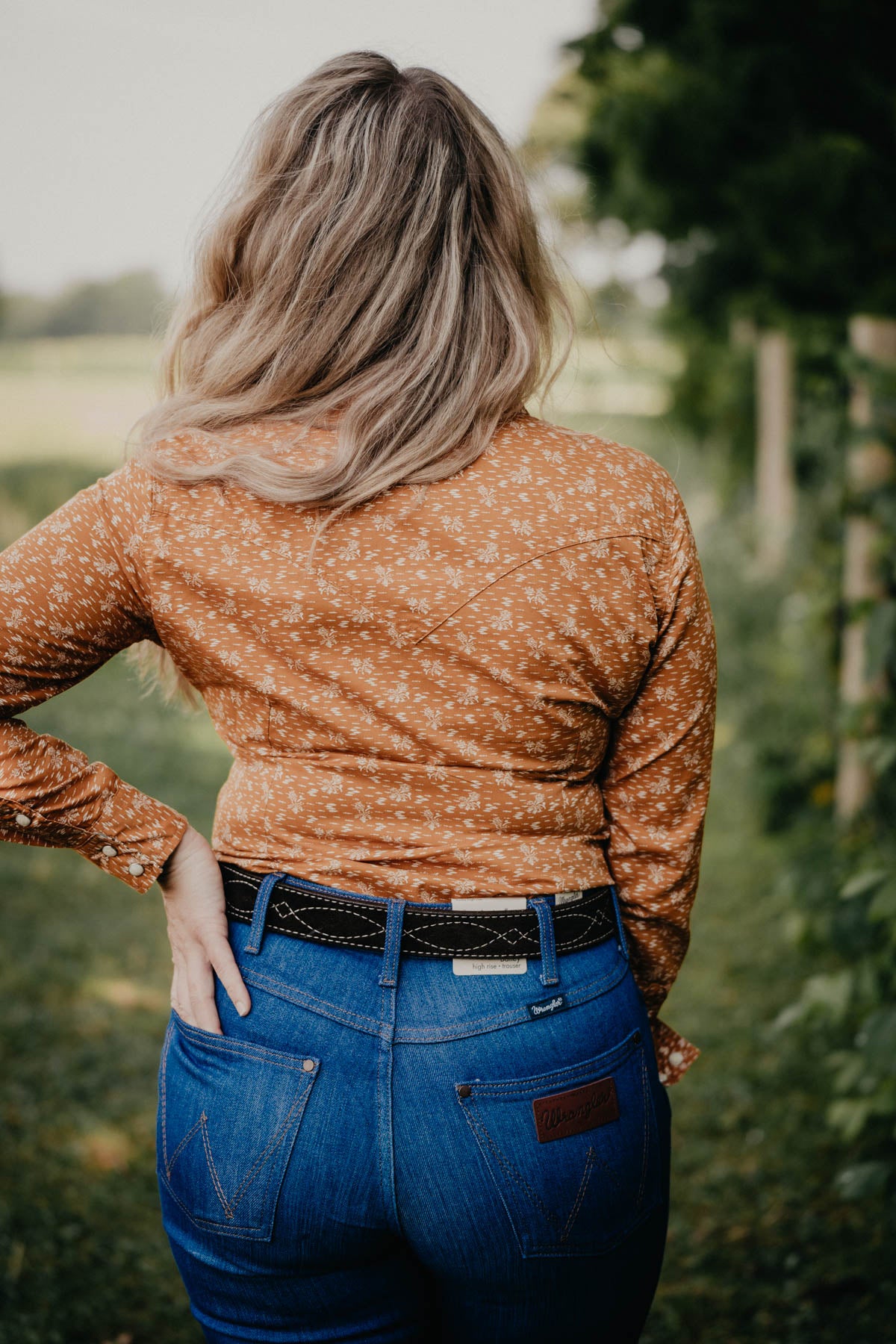 'Dixie' Women's Wrangler Mustard Shirt (XS-L Only)