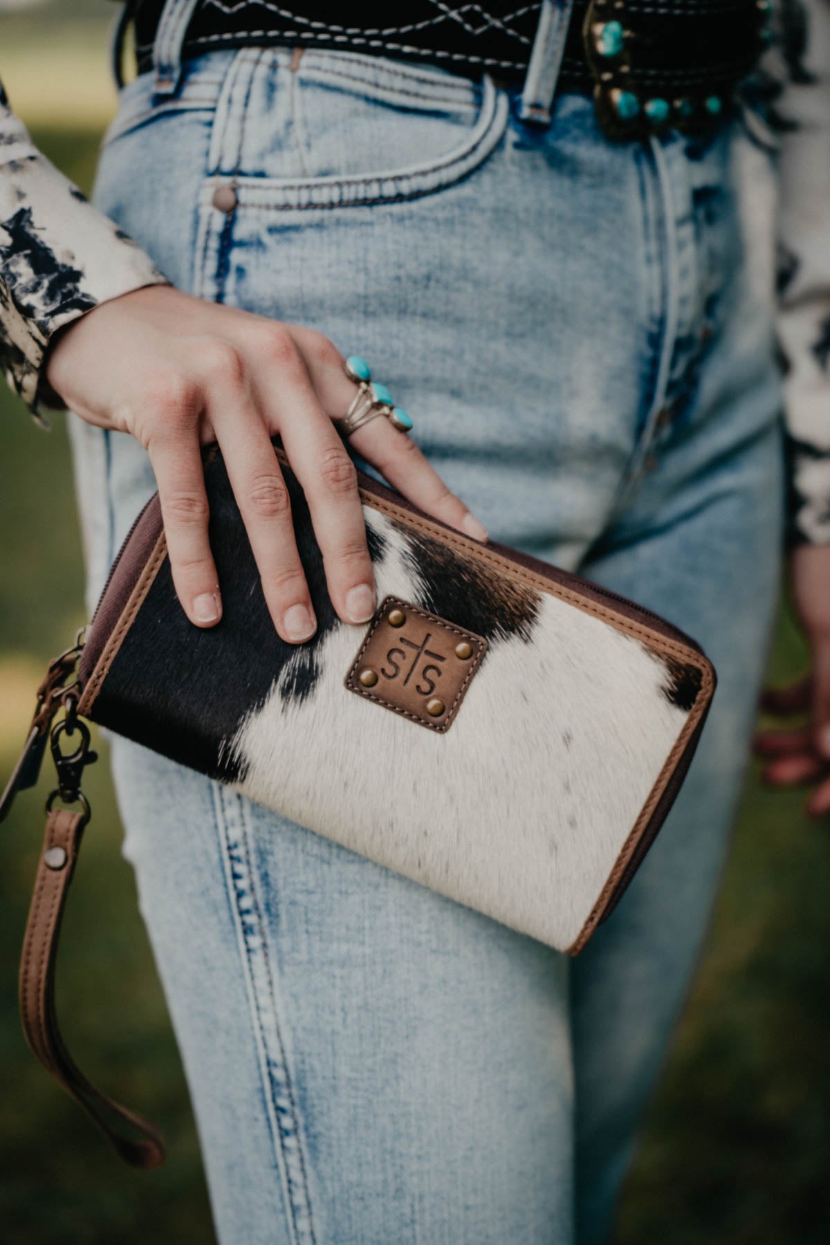 'Kacy' Cowhide Organizer Wallet by STS Ranchwear