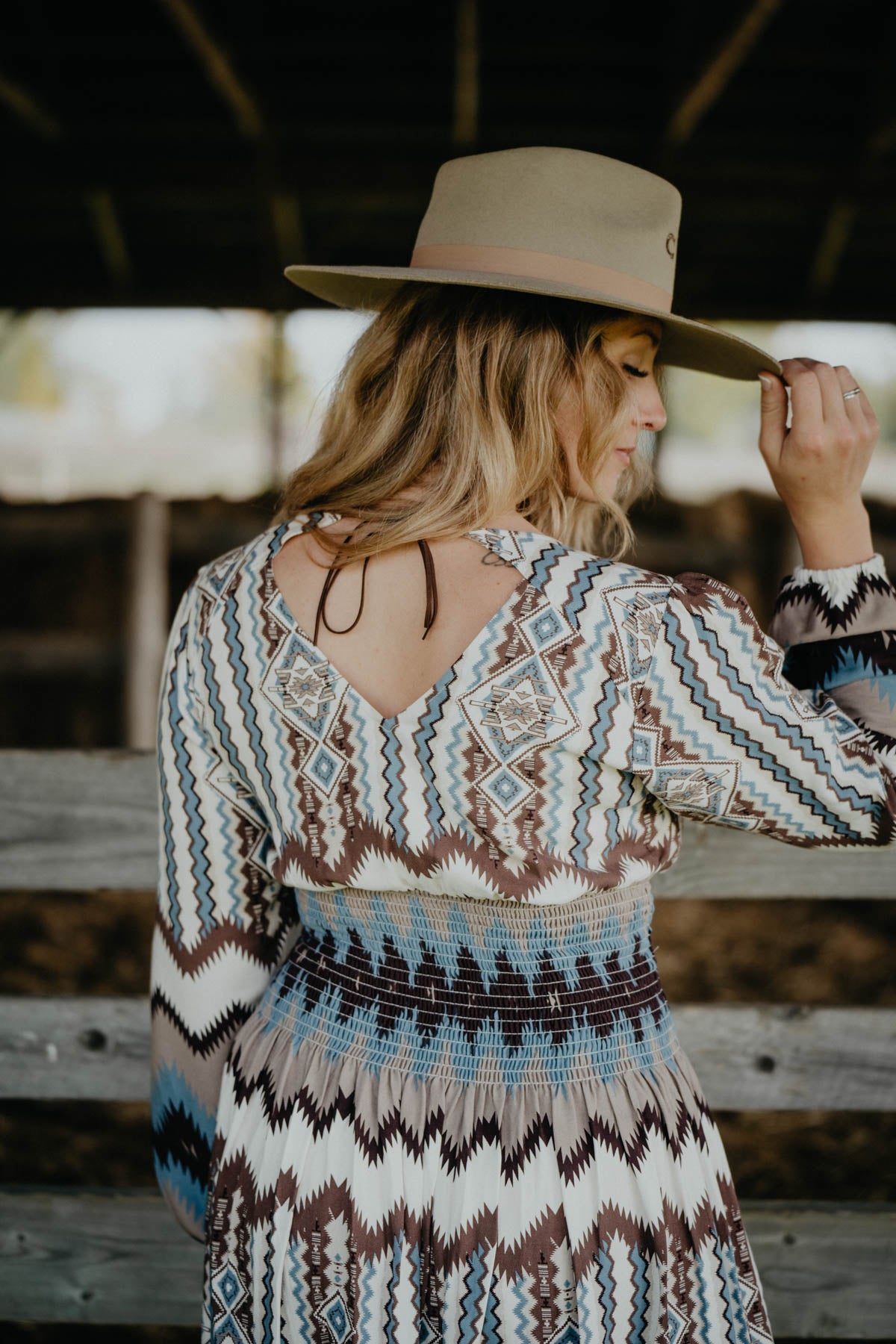 'Two Columns' Ariat X Chimayo Dress (XS Only)