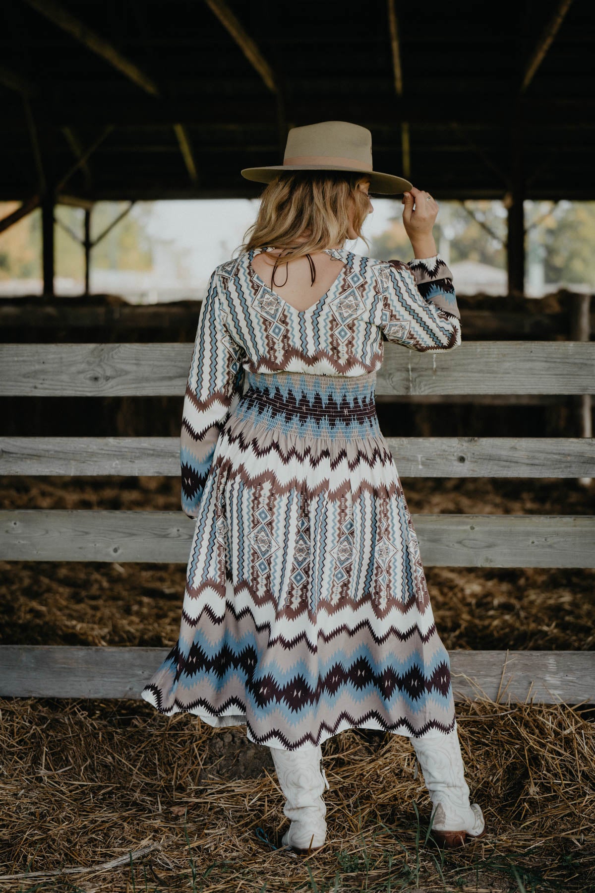 'Two Columns' Ariat X Chimayo Dress (XS Only)