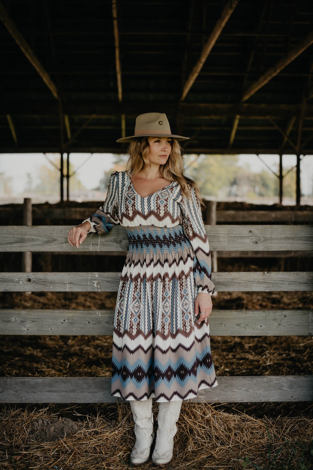 'Two Columns' Ariat X Chimayo Dress (XS Only)