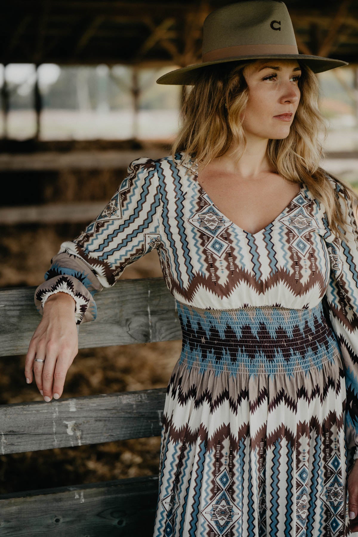 'Two Columns' Ariat X Chimayo Dress (XS Only)