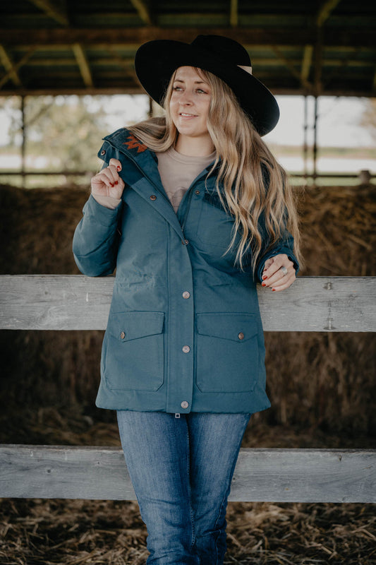 'Isle of Pines' Women's CINCH Green Winter 'Barn Coat'  (XS - XXL)