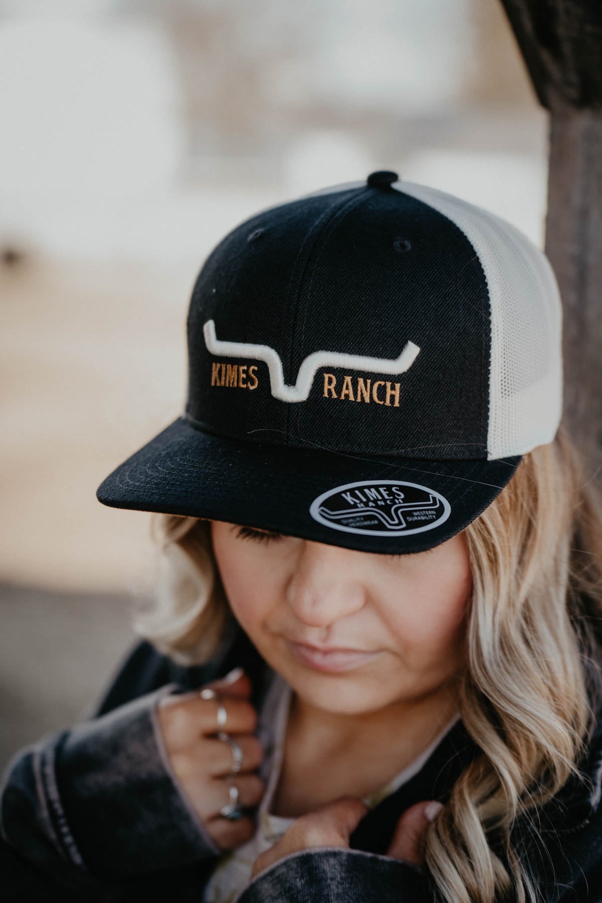 Str8 Edger Kimes Ranch Trucker Hat {Black}