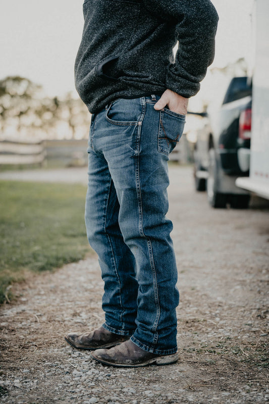 'Austin' Men's Retro Wrangler Slim Straight Jeans