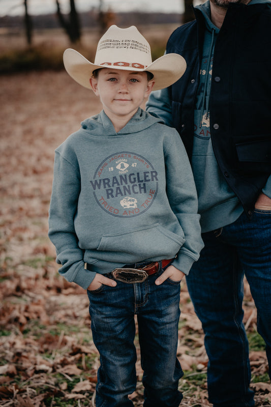 Boy's 'Tried and True Wrangler Ranch Hoodie (S only)