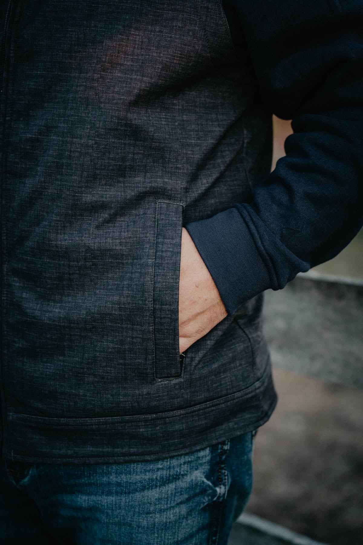 Men's CINCH Charcoal Bonded Soft Shell Vest (S - XXL)