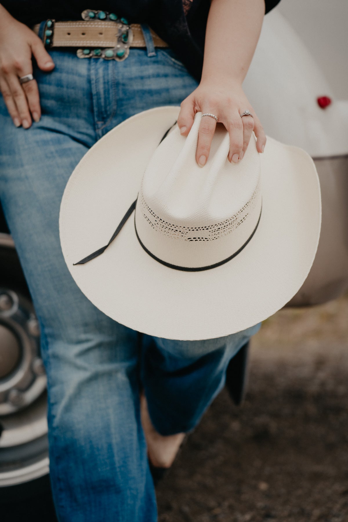 Denison 7X Straw Cowboy Hat by Resistol