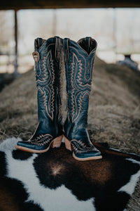 Casanova Tall Western Boot by Ariat (Deepest Navy)