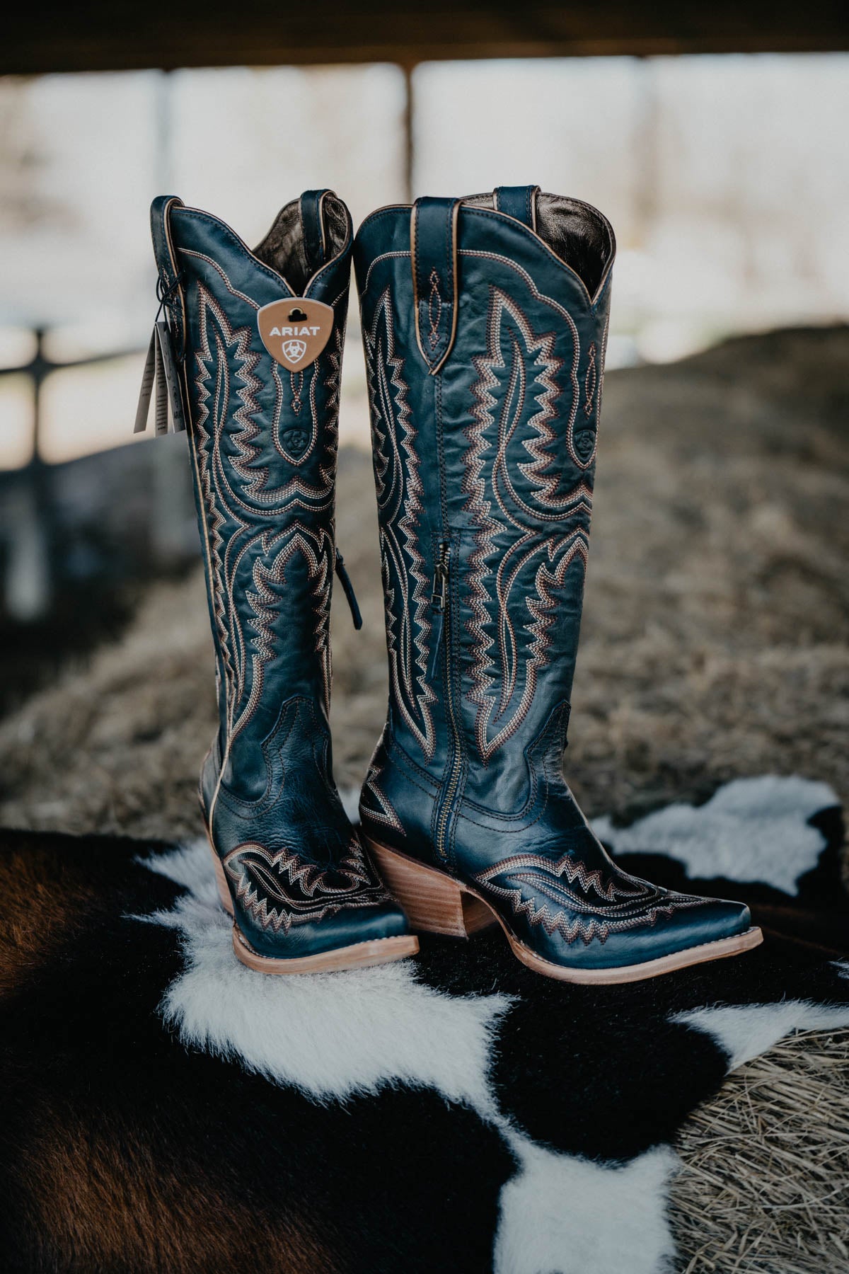 Casanova Tall Western Boot by Ariat Deepest Navy