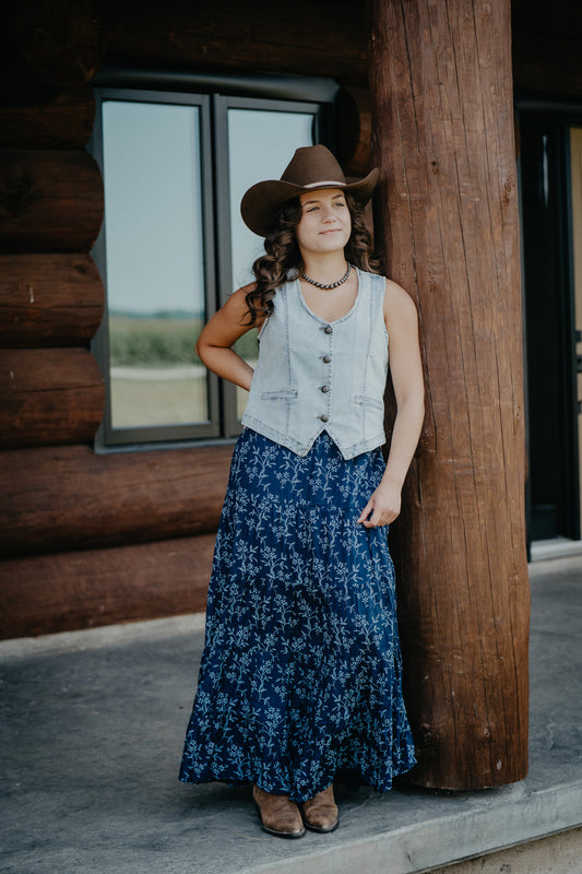'Becca' Denim Vest (S-L)