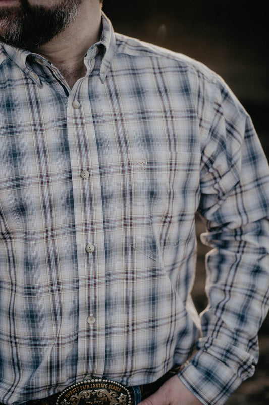 'Dash' Ariat Men's Pro Series Plaid Button Down Shirt (S- XXL)