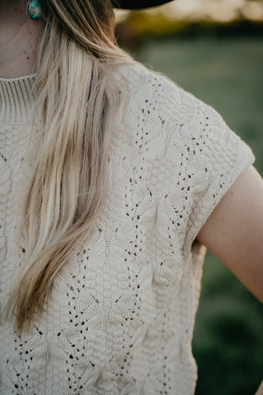 'Kingsley' Cable Knit Mock Neck Sweater (S-L)
