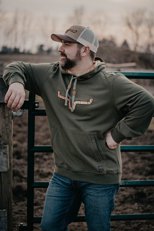 'Anson' Men's Hoodie by Kimes Ranch {Olive}