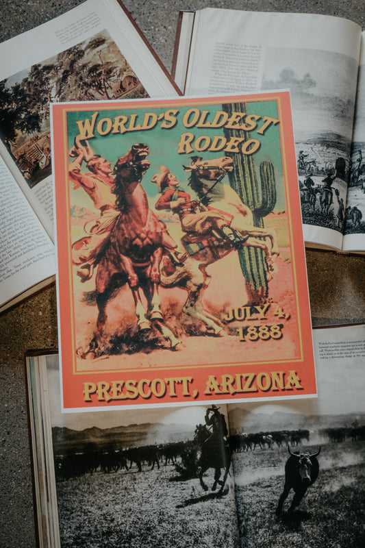 'Prescott Rodeo' Poster Print