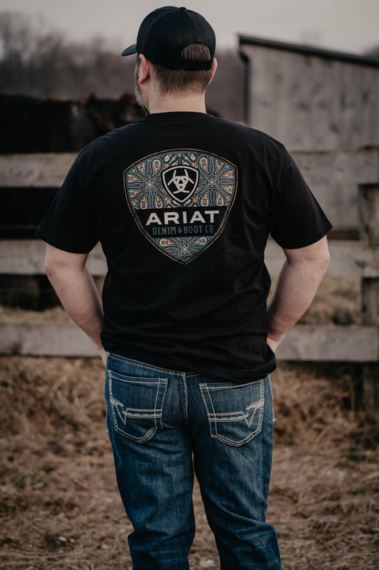 Men's Paisley Shield Graphic T by Ariat (1 S Only)