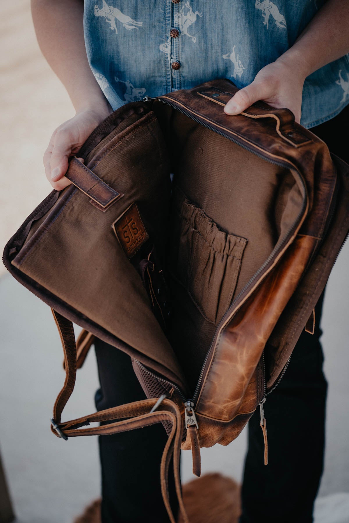 'Serengeti' Lennon Backpack by STS Ranchwear