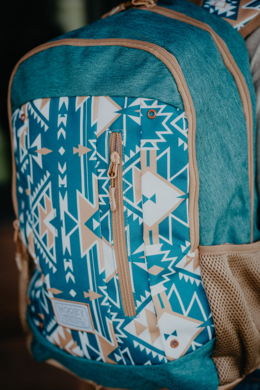 Rockstar Hooey Aztec Teal/Tan Aztec Backpack