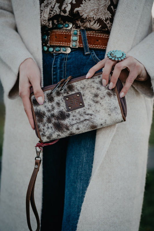 'Kacy Organizer' Cowhide Wallet 7