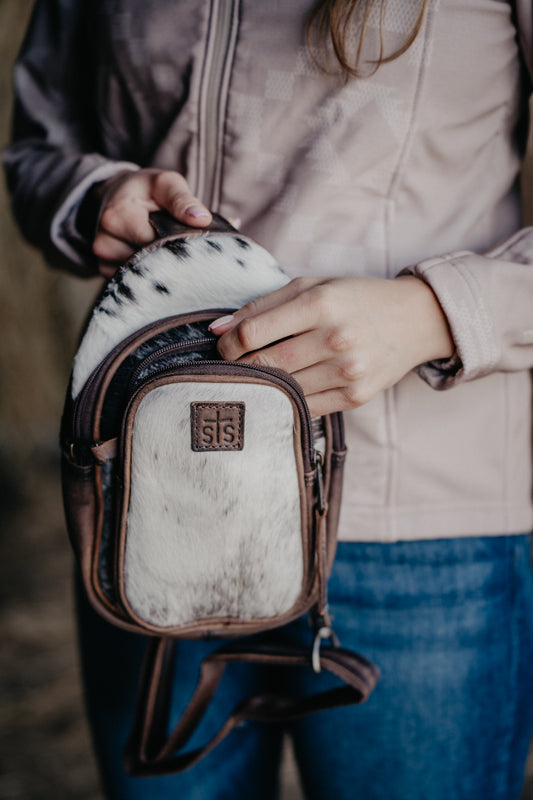 Cowhide Sojourner Sling Bag by STS Ranchwear