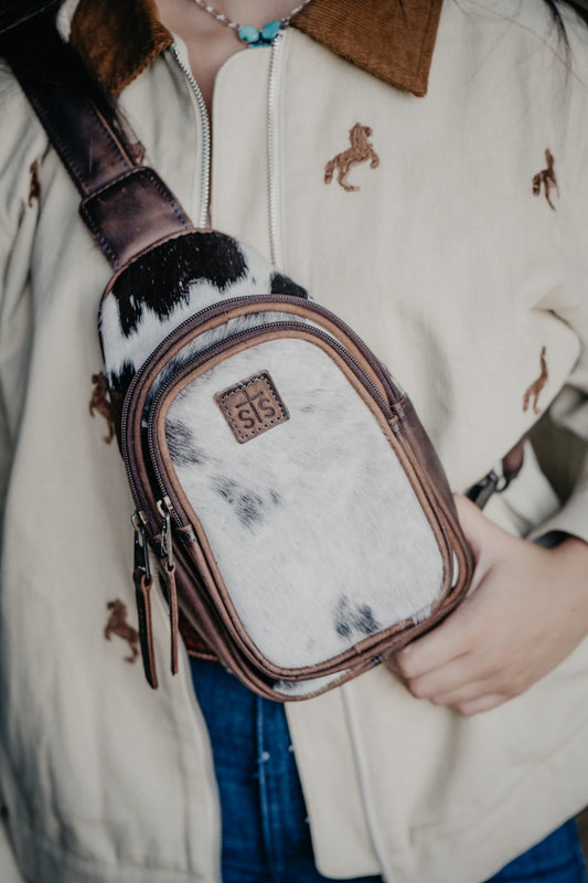 Cowhide Sojourner Sling Bag by STS Ranchwear