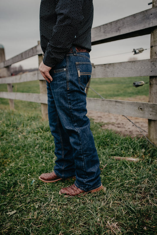 'Carter 2.0' Medium Stonewash 100% Cotton CINCH Jean