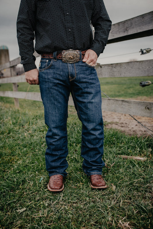 'Carter 2.0' Medium Stonewash 100% Cotton CINCH Jean