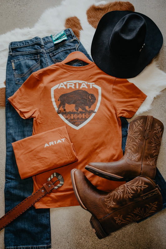 'Buffalo West' Men's Ariat T-Shirt (S-XXL)