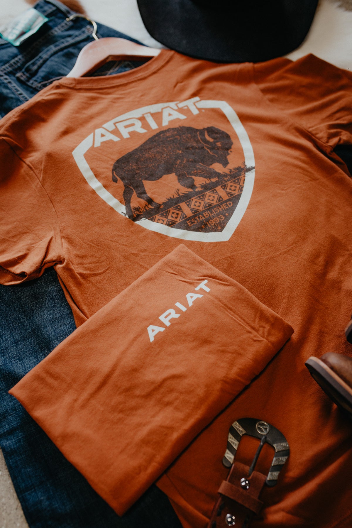 'Buffalo West' Men's Ariat T-Shirt (S-XXL)